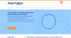 Desktop Screenshot of annefullam-psychotherapy.com