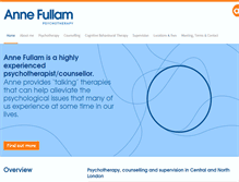 Tablet Screenshot of annefullam-psychotherapy.com